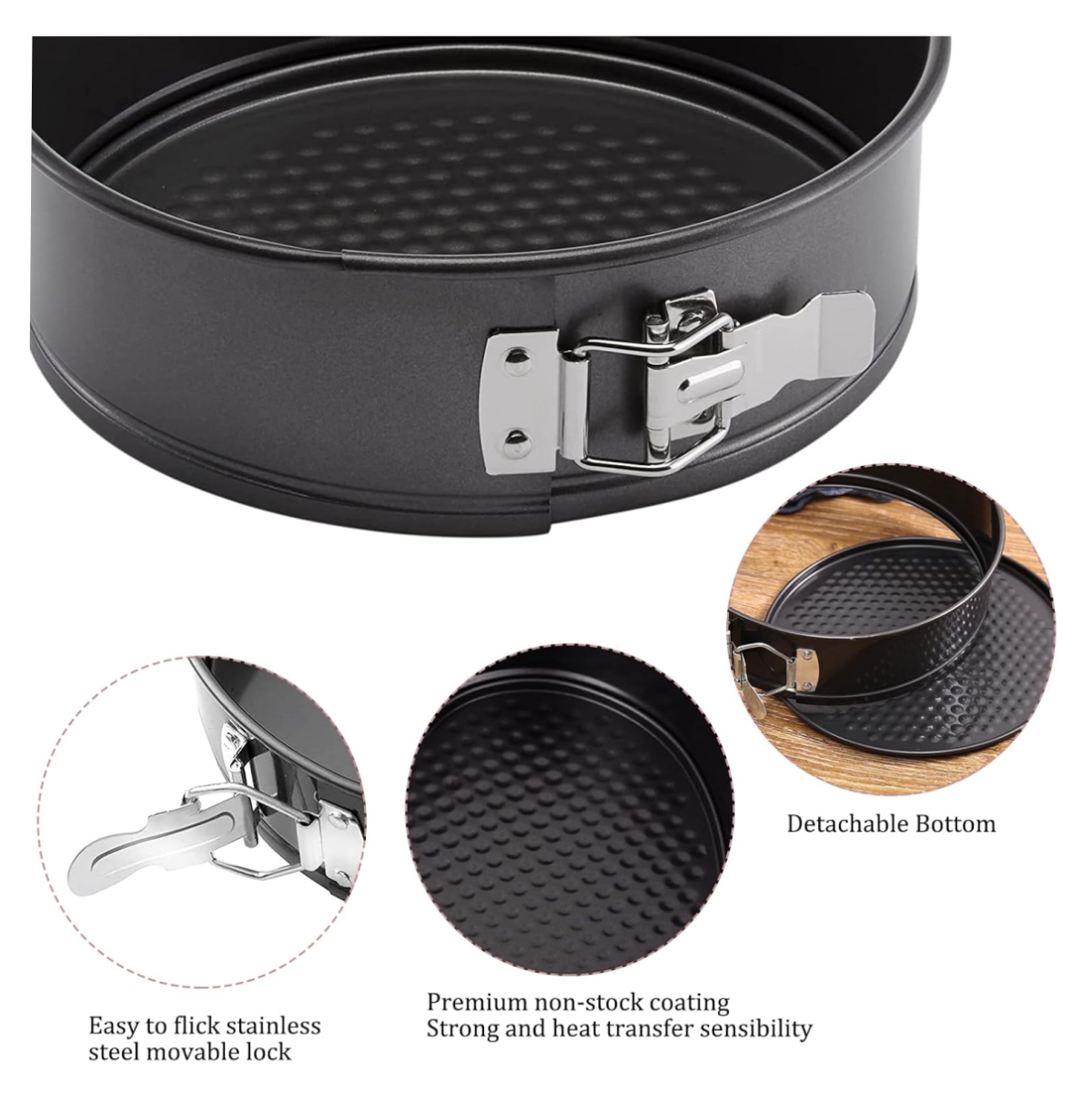 Miniatura 3 de Set 3 Moldes Pasteleria Desmontables